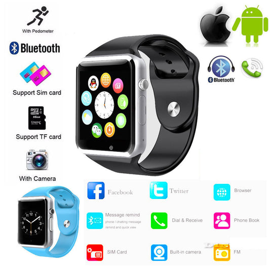 A1 Smart Watch Bluetooth Sports Gsm Phone Mate Smart Wristwatch For Android